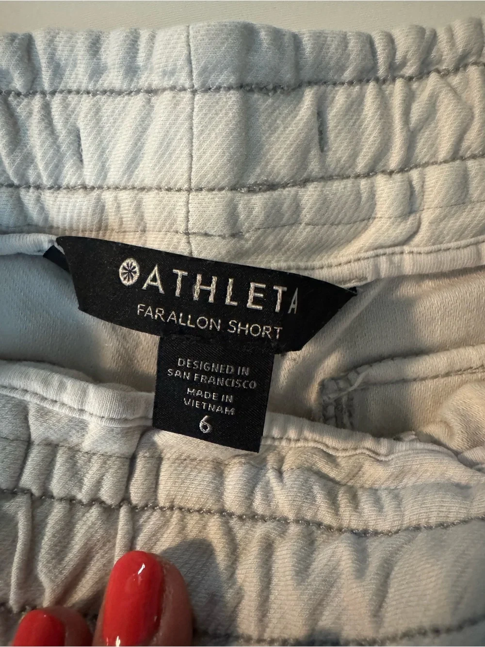 Athleta Farallon Short in Light Gray